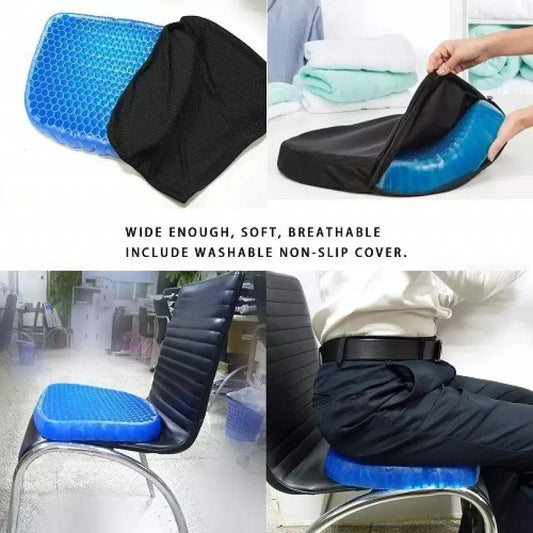 Gel Orthopedic Seat Cushion for Back Pain Relief
